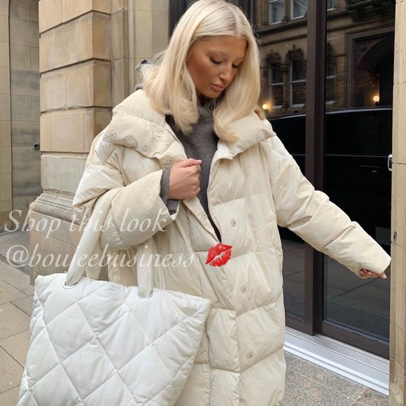 ZARA Quilted Shopper Bag - Picture 6 of 8